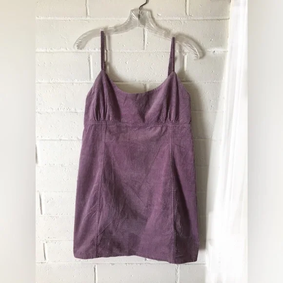 Wild Fable Lilac Purple Corduroy Mini Dress - Picture 5 of 8